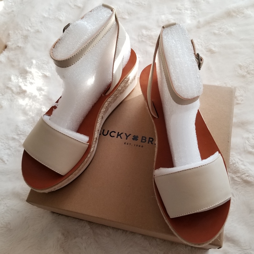 🌟HP🌟LUCKY BRAND Platform Espadrille Sandal